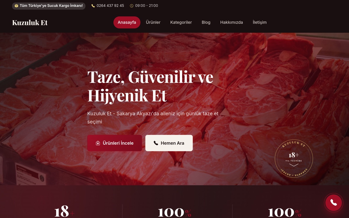 Kuzuluk Et ekran görüntüsü